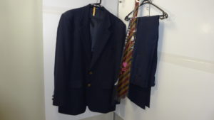 青森中央高等学校 男子制服3点セット、校章付き 中古 旧タイプ 業者クリーニング済み・長期保管品